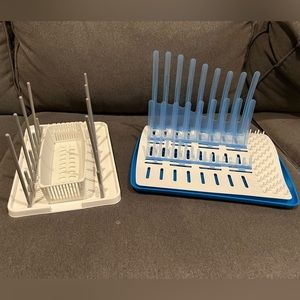 Dr Brown baby bottle folding drying rack and and extra baby drying rack